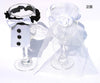 Bride & Groom Tux Bridal Toasting Wine Glasses Decor