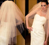 Bridal Hair Wedding Veil White Color Tulee For Bride
